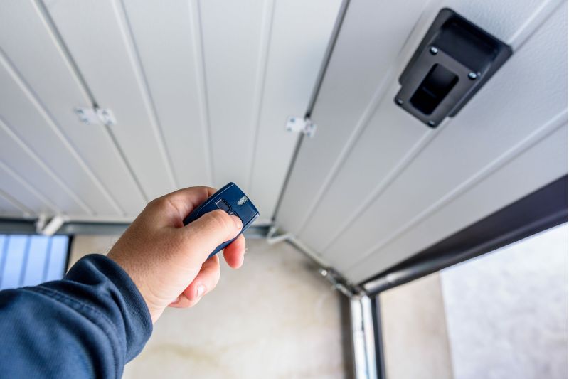 Smart Garage Door Opener Garage door opener opening a door